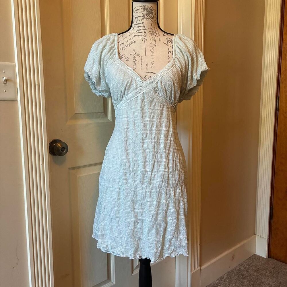 Unbranded Women's Blue and Green Dress
